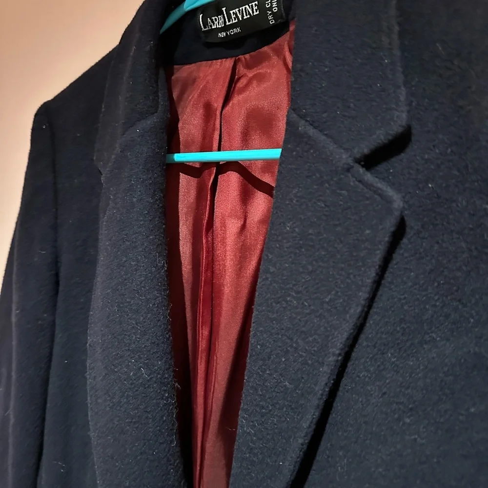 Larry Levine wool navy vintage jacket
